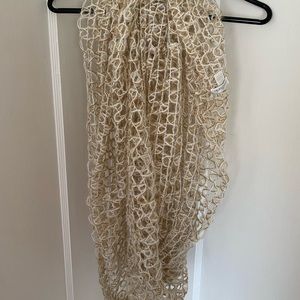 Mesh Gold Scarf